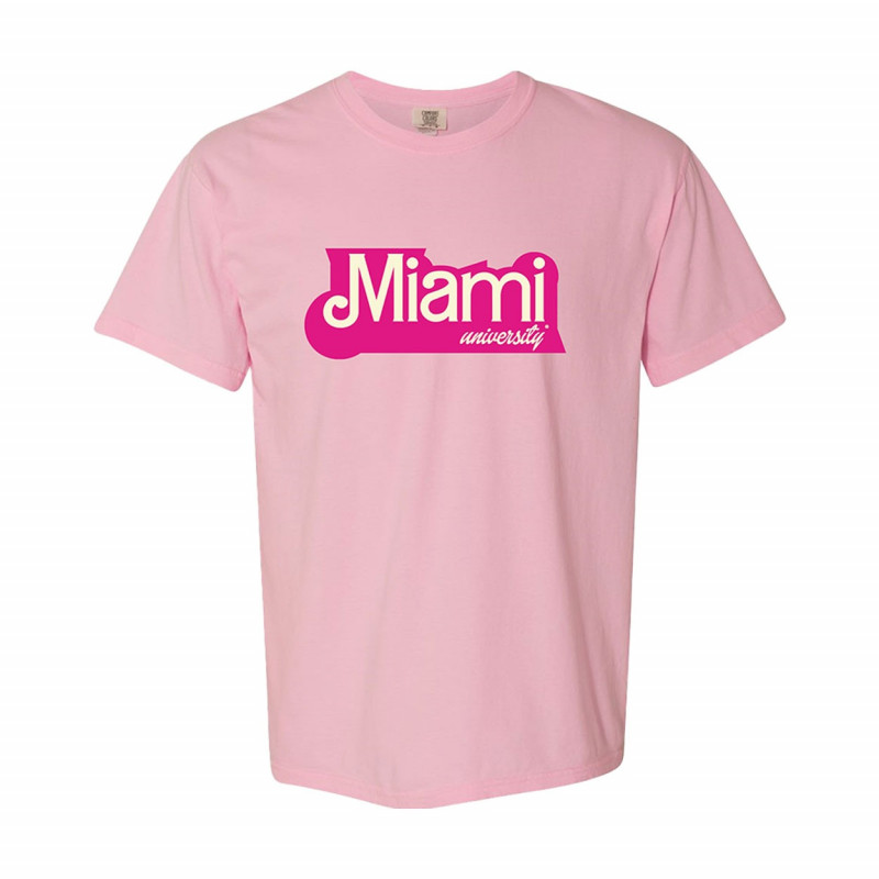 Miami Barbie Short Sleeve Tee, Pink