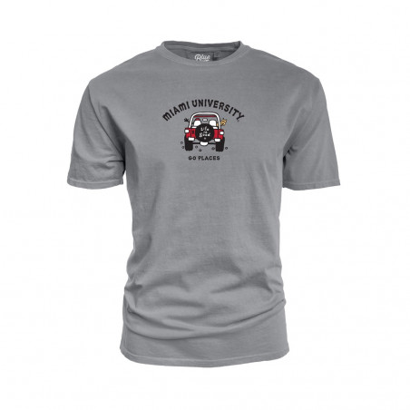 Miami RedHawks Life is Good Jeep T-shirt