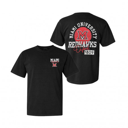 Miami RedHawks Faded Stamp T-shirt