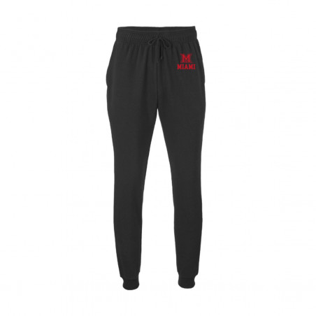 Boxercraft Miami Univ. Block M Joggers, Black