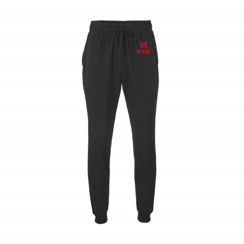 Boxercraft Miami Univ. Block M Joggers, Black