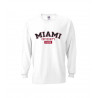 Miami University White Long Sleeve Tee