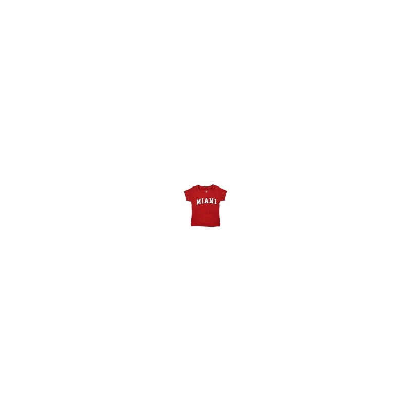 Wes and Willy Miami Toddler Short Sleeve Tee, Red or Gray
