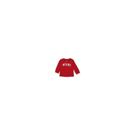 Wes and Willy Miami Toddler Long Sleeve Tee, Red or Gray