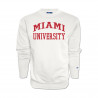 Blue 84 Miami University Tackle Twill Crew, White