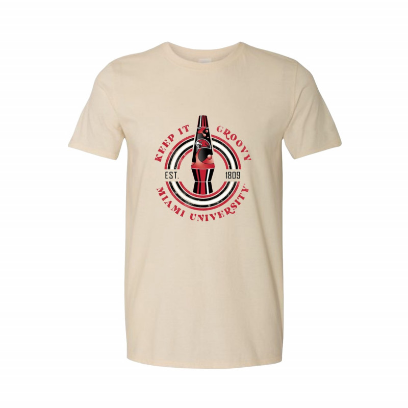 The Duck Co. Miami Oatmeal Lava Lamp Short Sleeve Tee