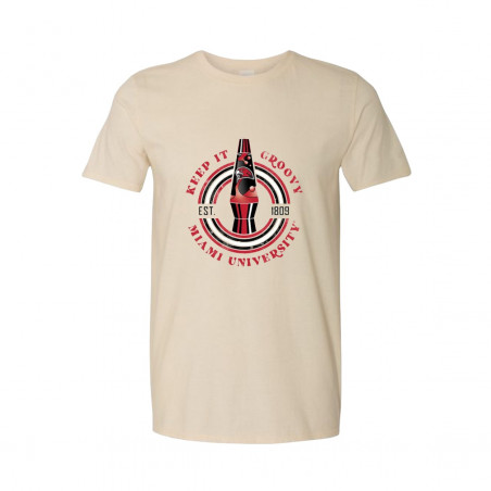 The Duck Co. Miami Oatmeal Lava Lamp Short Sleeve Tee