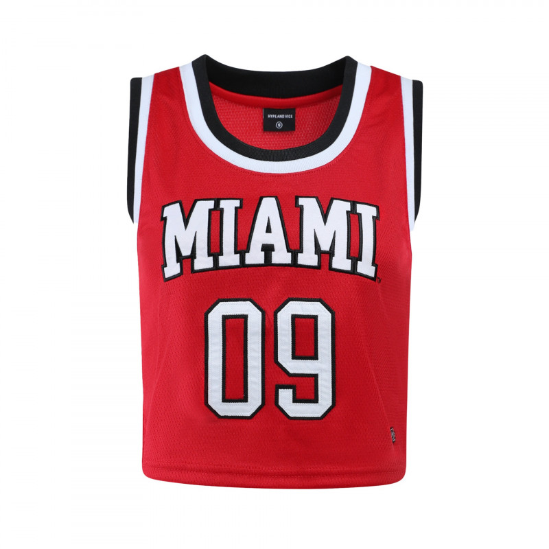 Miami RedHawks Women's Cropped Basketball Jersey