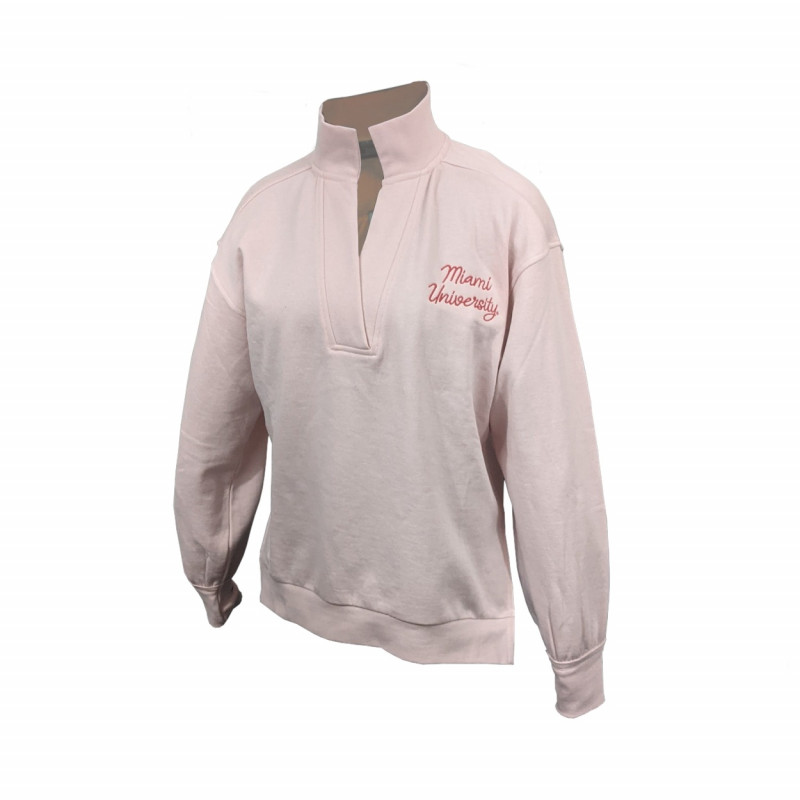 Charles River Miami Womens Coastal Sweatshirt, Pink