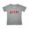 Wes and Willy Miami Toddler Short Sleeve Tee, Red or Gray