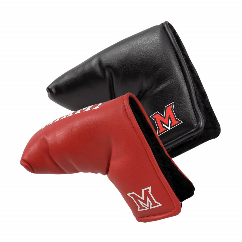 Miami Branded Bladed Putter Cover, Red or Black