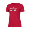 Women's Champion Red Miami over Block "M" Tee