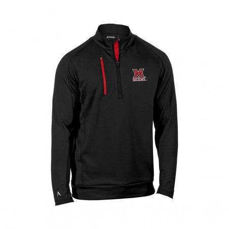 Antigua Miami Black Generation 1/4 Zip