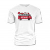 Blue 84 Miami Tailgate Bus Short Sleeve Tee, White