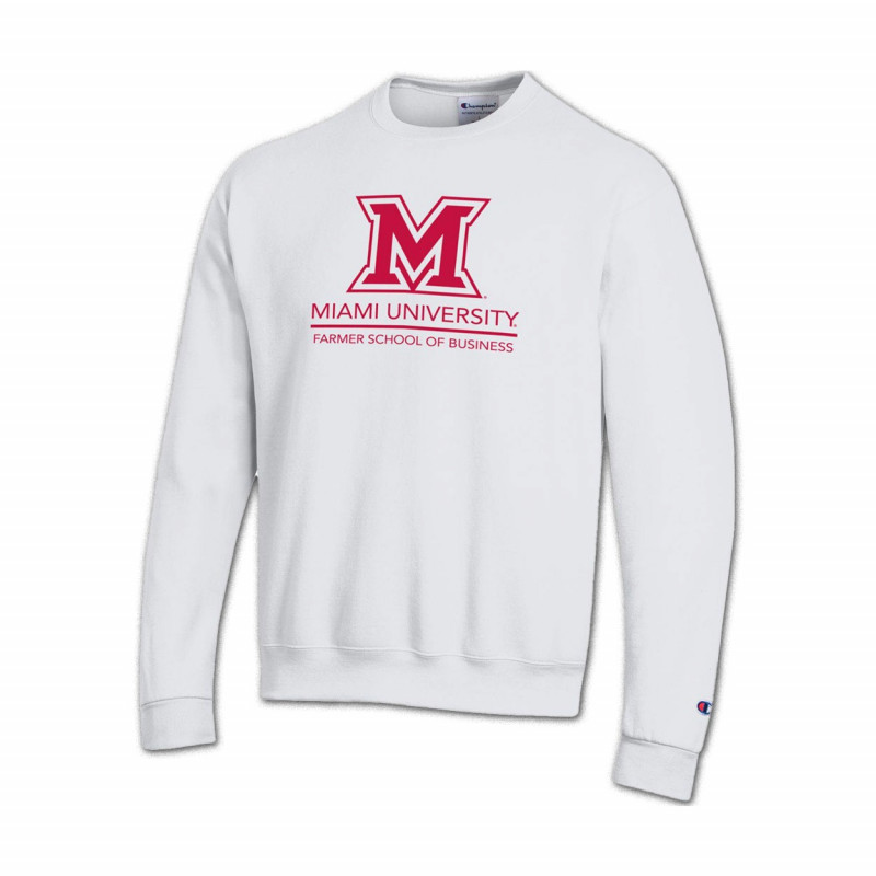 Champion Miami University Block M, FSB Crew, White