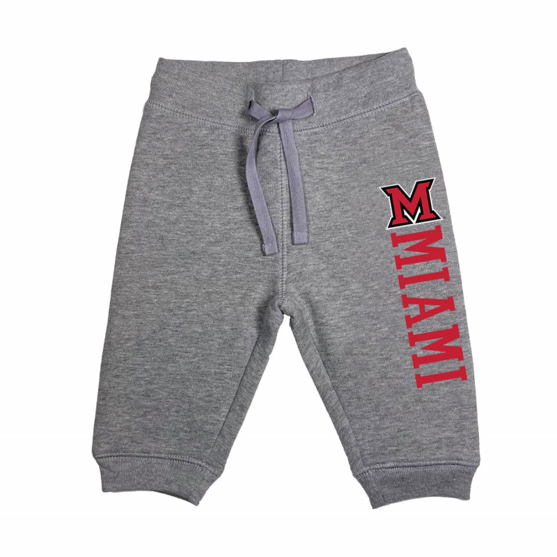 Garb Miami University Toddler Fleece Sweatpants, Gray