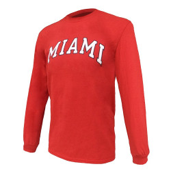 Champion Miami Youth Long Sleeve Tee, Red