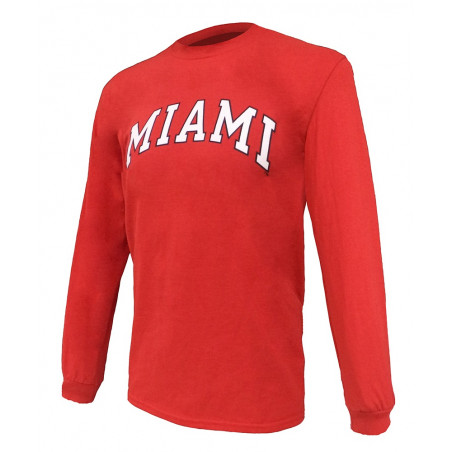 Champion Miami Youth Long Sleeve Tee, Red