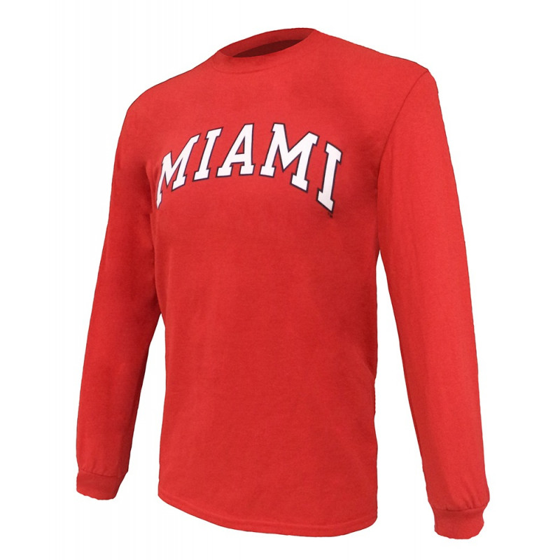 Champion Miami Youth Long Sleeve Tee, Red