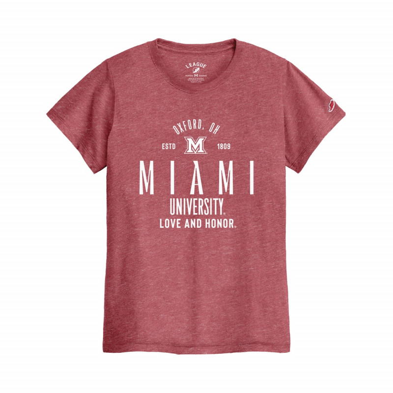 Miami RedHawks Women's Love & Honor T-shirt