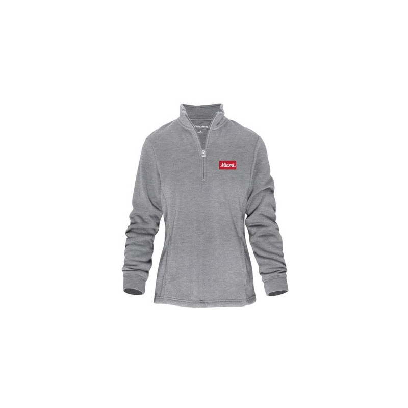 Miami RedHawks Women's Comfy Quarter-zip