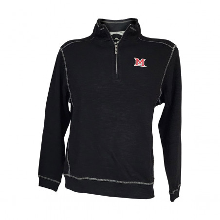 Tommy Bahama Black Tobago Bay 1/4 Zip