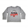Champion Miami Max RedHawks Toddler Long Sleeve Tee, Gray