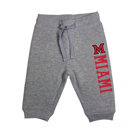 Garb Miami University Infant Fleece Sweatpants, Gray
