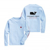 Vineyard Vines Miami Pocket Long Sleeve Tee, Jake Blue