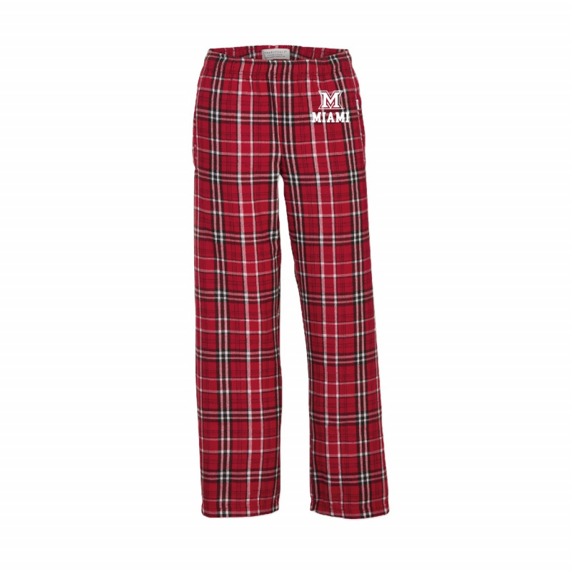 Boxercraft Miami Youth Red Plaid Flannel Pants
