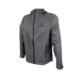 Charles River Miami Gray Atlantic Rain Shell Jacket