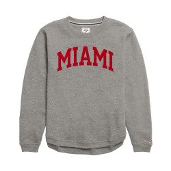 League Miami Women's Fleece Crew, Grey