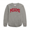 League Miami Women's Fleece Crew, Grey