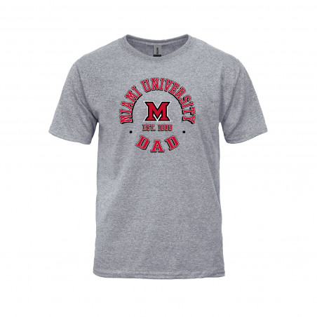 Miami RedHawks New Agenda Circle Dad T-shirt