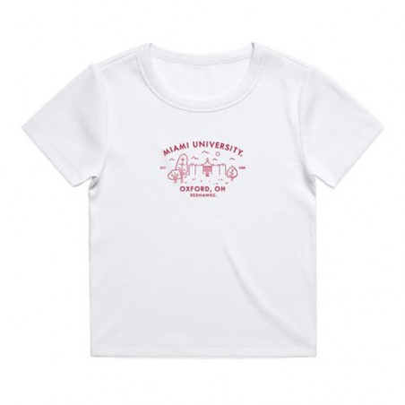 Miami RedHawks Women's Ribbed T-shirt