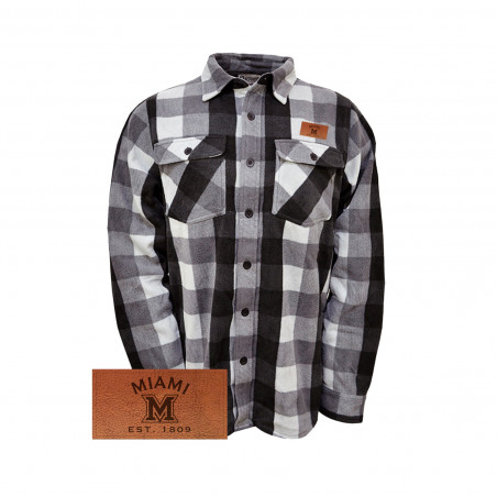 Miami RedHawks Aspen Fleece Patch Button-up