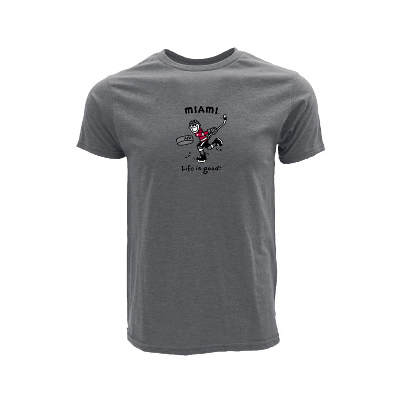 Miami RedHawks Blue 84 "Life is good" Hockey T-shirt