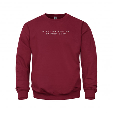 Miami RedHawks New Agenda Embroidered Crew