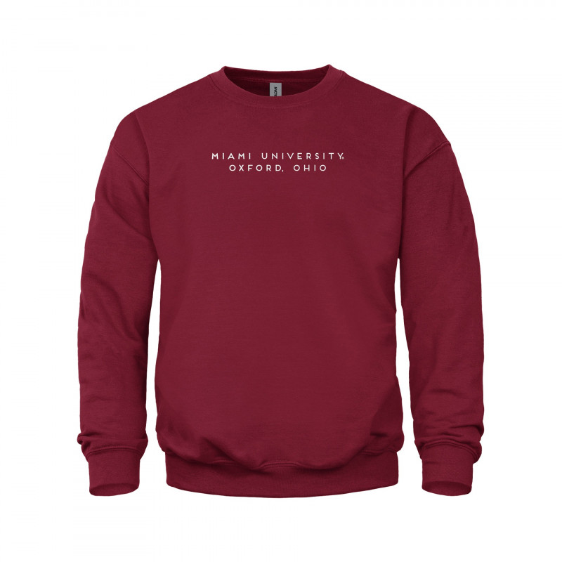 Miami RedHawks New Agenda Embroidered Crew