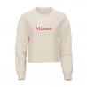 Miami RedHawks Women's Ribbed Knit Corded Boxy Crew