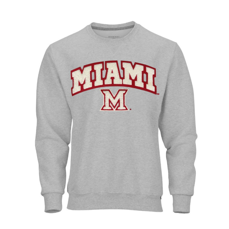 Miami RedHawks Chenille Miami M Crew