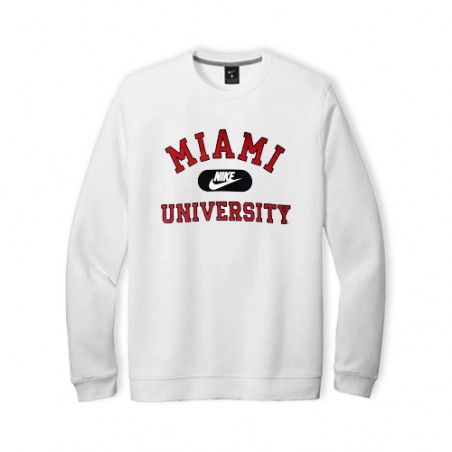 Miami RedHawks Nike Jumpman Club Fleece Crew