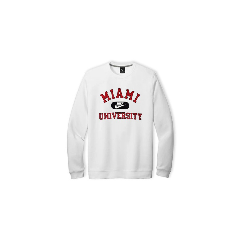 Miami RedHawks Nike Jumpman Club Fleece Crew