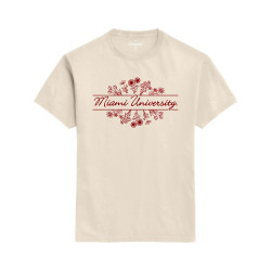 League Miami Botanical Short Sleeve Tee, Cream
