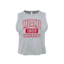 New Agenda Miami Womens Baby Rib Tank, Gray