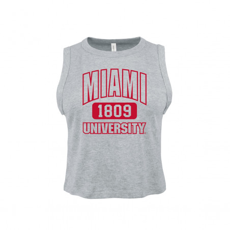 New Agenda Miami Womens Baby Rib Tank, Gray