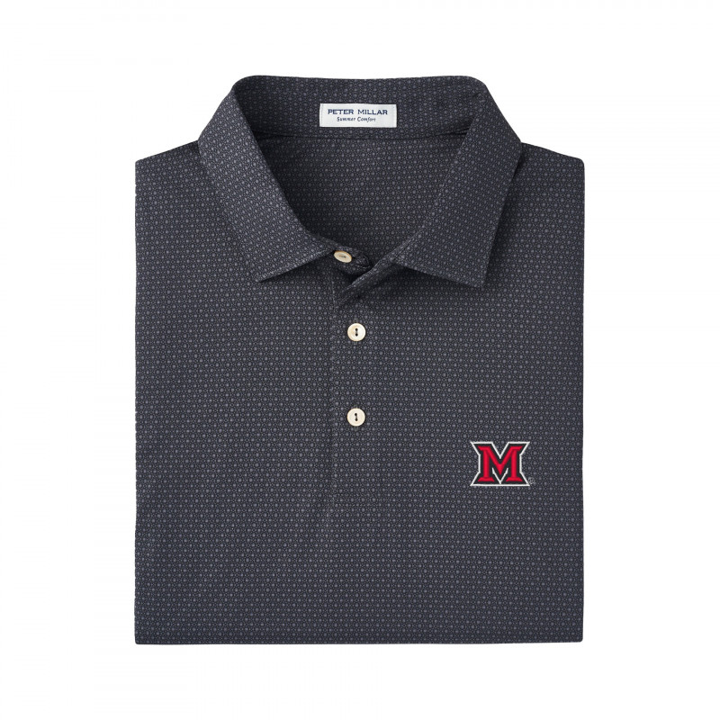 Miami RedHawks Peter Millar Tesseract Polo