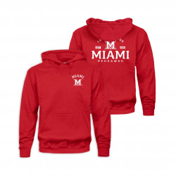 Miami RedHawks Miami M Back-Graphic Hood