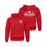 Miami RedHawks Miami M Back-Graphic Hood