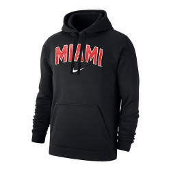 Miami RedHawks Nike Miami Swoosh Club Fleece Hood